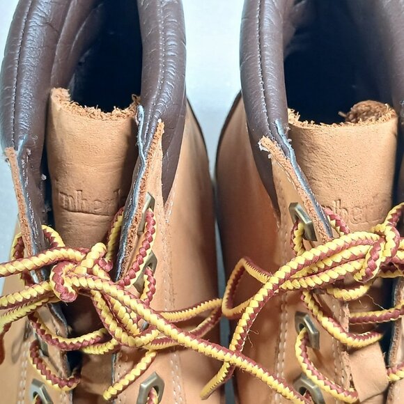 Timberland Dausette Wheat Nubuck High Top Sneaker Boots Women’s 9 Great Cond - Picture 14 of 16